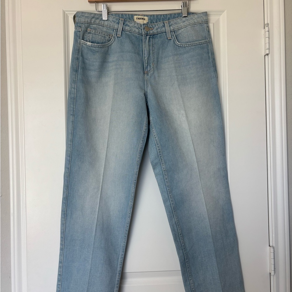 L'Agence Marjorie Low Rise Straight Leg Jeans Size 29 - Picture 2 of 5